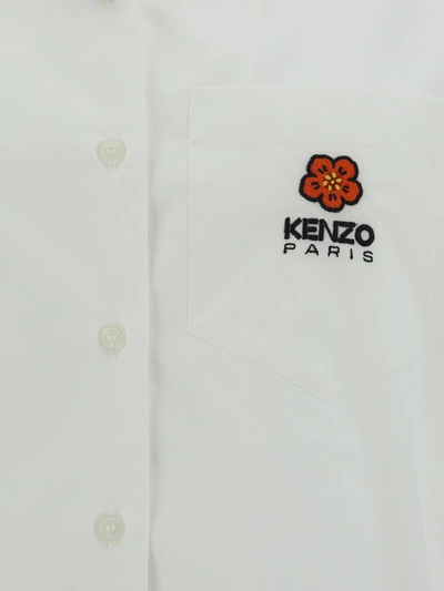 Shop Kenzo Camicia In White