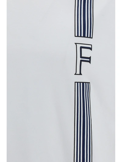 Shop Ferragamo Short Sleeves Tee-shirt In White