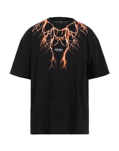 Shop Phobia Archive Man T-shirt Black Size L Cotton