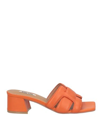 Shop Bibi Lou Woman Sandals Orange Size 8 Soft Leather