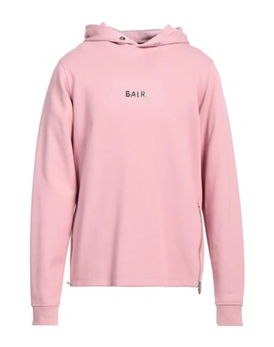 Shop Balr. Man Sweatshirt Pastel Pink Size Xl Cotton, Elastane
