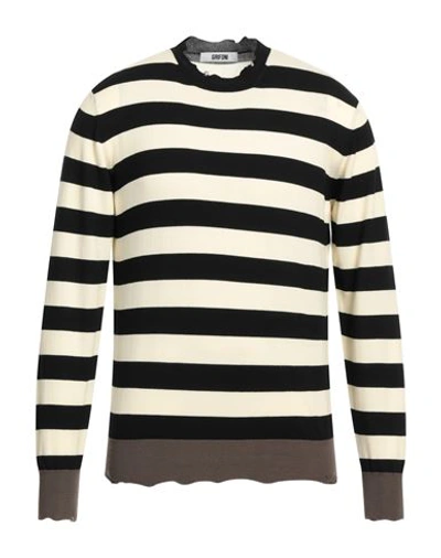 Shop Grifoni Man Sweater Black Size 38 Cotton