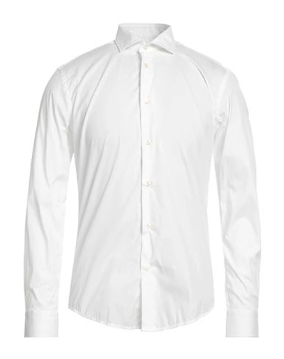 Shop Brian Dales Man Shirt White Size 15 Cotton, Polyamide, Elastane