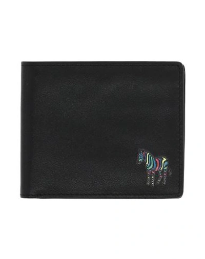 Shop Ps By Paul Smith Ps Paul Smith Man Wallet Black Size - Cow Leather