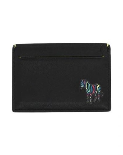 Shop Ps By Paul Smith Ps Paul Smith Man Document Holder Black Size - Cow Leather