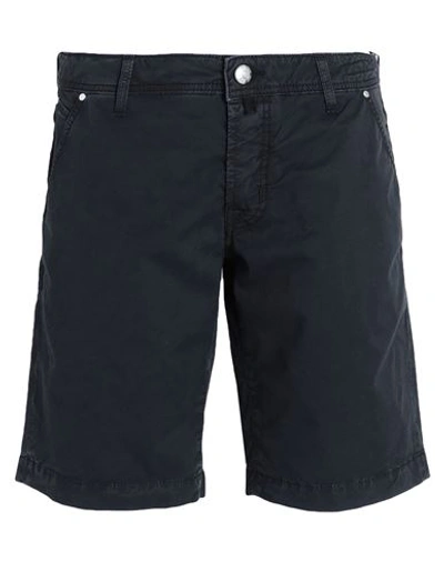 Shop Jacob Cohёn Man Shorts & Bermuda Shorts Black Size 32 Cotton, Elastane