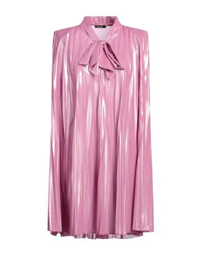 Hanita Woman Mini Dress Magenta Size M Polyester In Magenta