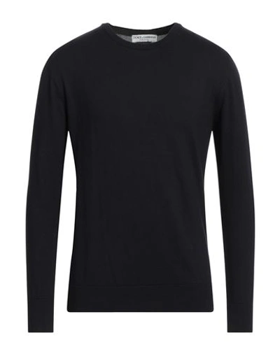 Shop Dolce & Gabbana Man Sweater Midnight Blue Size 38 Cotton