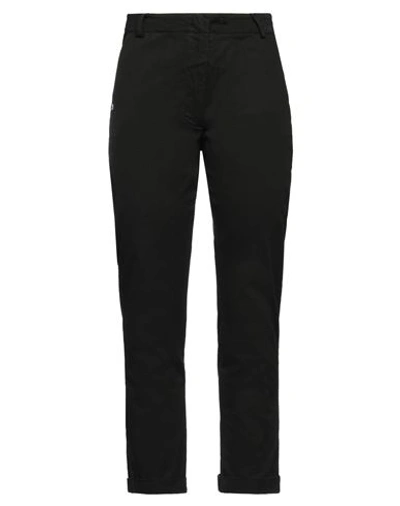 Manila Grace Woman Pants Black Size 8 Cotton, Elastane In Black