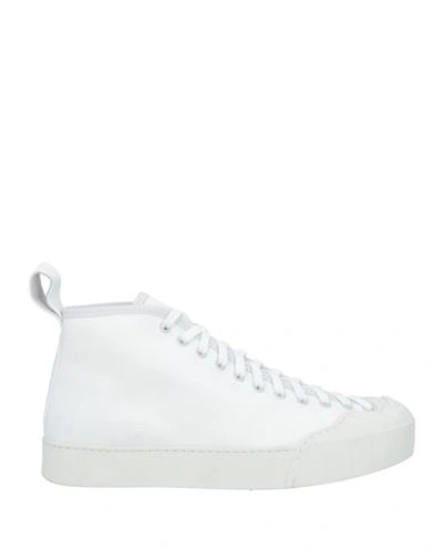 Shop Sunnei Man Sneakers White Size 7 Textile Fibers