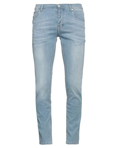 Shop Grey Daniele Alessandrini Man Jeans Blue Size 30 Cotton, Elastane