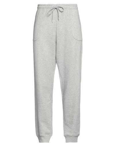 Shop Trussardi Man Pants Light Grey Size 3xl Cotton, Elastane