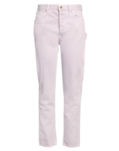 Washington Dee Cee Washington Dee-cee Woman Pants Light Purple Size 27 Organic Cotton In Purple
