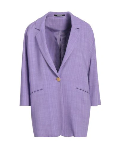 Shop Tagliatore 02-05 Woman Blazer Light Purple Size 4 Viscose, Polyamide, Lyocell