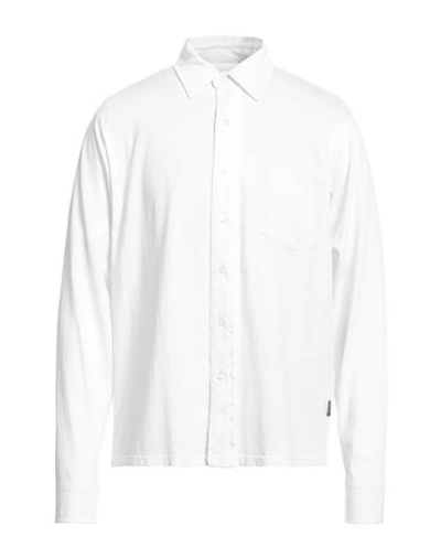 Shop Aspesi Man Shirt White Size Xl Cotton