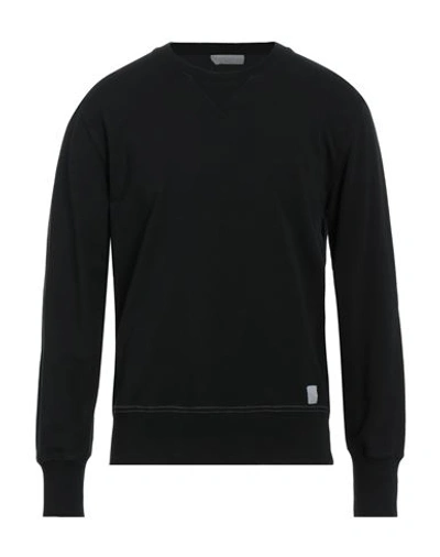 Shop Daniele Fiesoli Man Sweatshirt Black Size Xl Cotton, Elastane