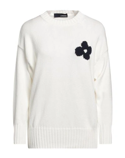 Shop Lardini Woman Sweater White Size 10 Cotton