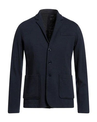 Shop Majestic Filatures Man Blazer Midnight Blue Size M Cotton, Cashmere, Merino Wool
