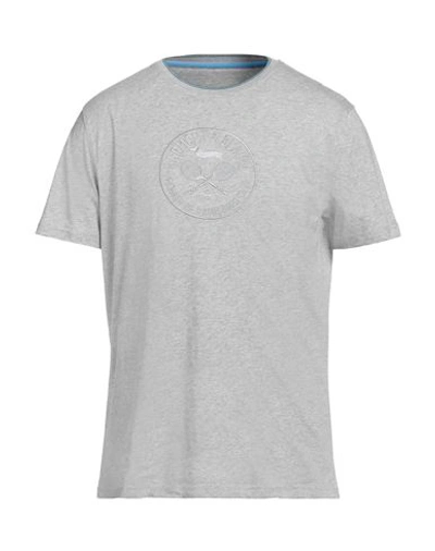 Shop Harmont & Blaine Man T-shirt Light Grey Size L Cotton