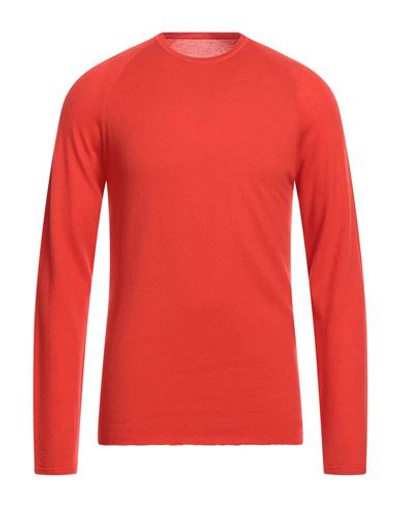 Shop Majestic Filatures Man Sweater Orange Size M Cashmere