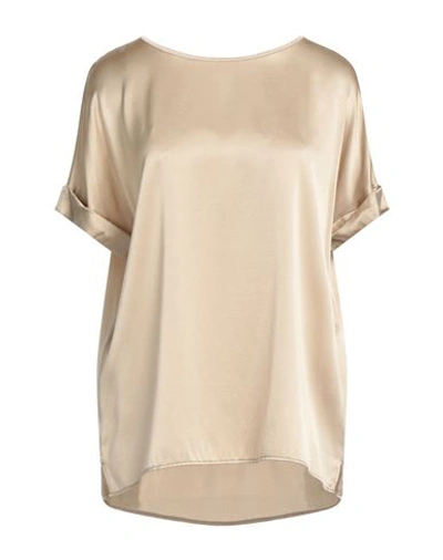 Shop Snobby Sheep Woman Top Beige Size 10 Silk, Elastane