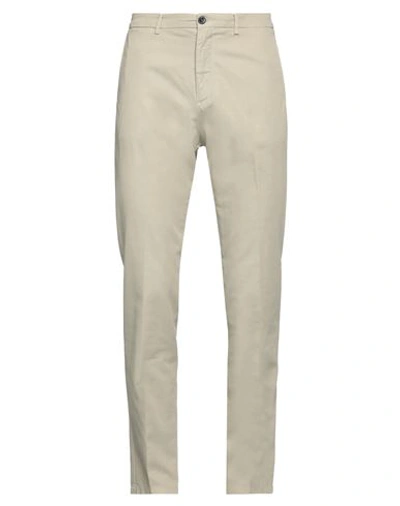 Manuel Ritz Man Pants Beige Size 34 Cotton, Linen, Elastane In Beige