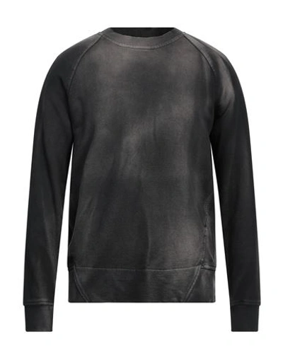 Shop Imperial Man Sweatshirt Lead Size L Cotton In Grey