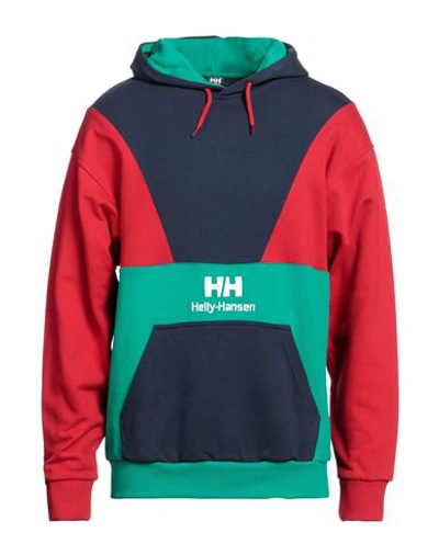 Shop Helly Hansen Man Sweatshirt Red Size Xl Cotton