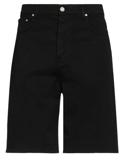Shop Trussardi Man Shorts & Bermuda Shorts Black Size 34 Cotton, Elastane