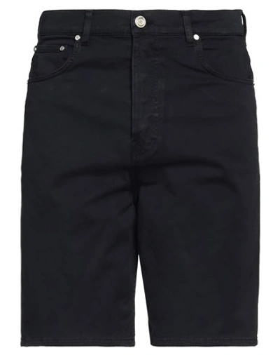 Trussardi Man Shorts & Bermuda Shorts Midnight Blue Size 29 Cotton, Elastane In Blue