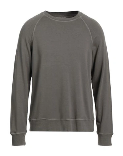 Majestic Filatures Man T-shirt Grey Size M Viscose, Elastane In Grey