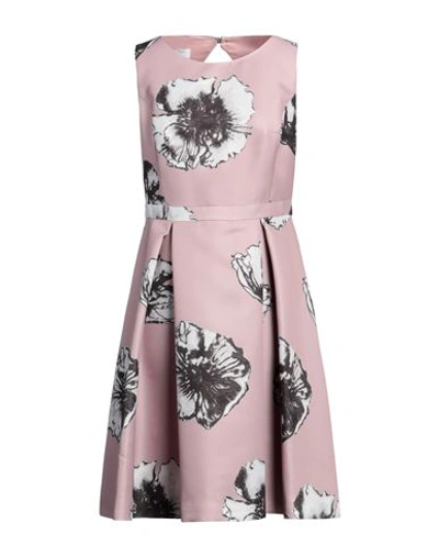 Shop Carla Ruiz Woman Mini Dress Pink Size 10 Textile Fibers