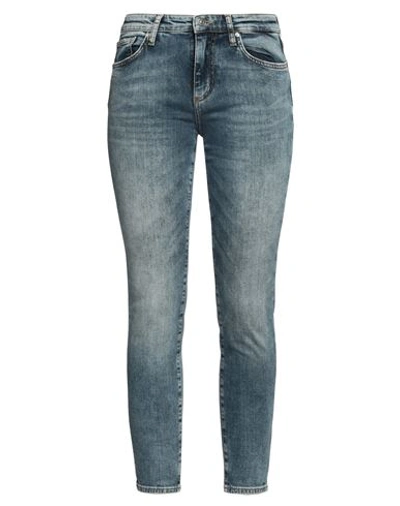 Armani Exchange Woman Jeans Blue Size 24 Cotton, Elastane In Blue