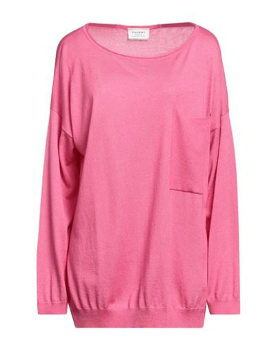 Snobby Sheep Woman Sweater Fuchsia Size 10 Silk, Cashmere In Pink