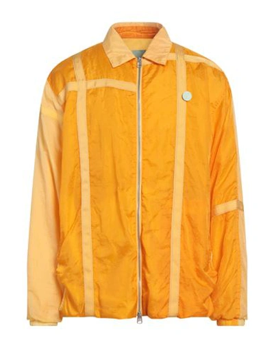 Shop Oamc Re:work Man Jacket Orange Size M Polyamide