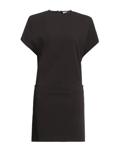 Shop Sportmax Woman Mini Dress Black Size 6 Viscose, Elastane