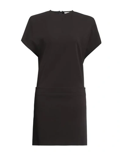 Sportmax Short-sleeve Mini Dress In Black