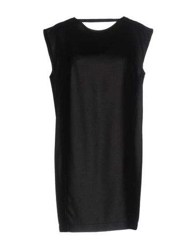 Shop Pinko Woman Mini Dress Black Size 6 Viscose, Acetate