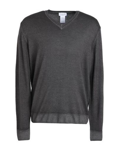 Shop Ploumanac'h Man Sweater Dark Brown Size 36 Merino Wool