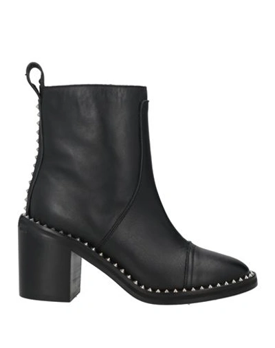 Shop Zadig & Voltaire Woman Ankle Boots Black Size 6 Soft Leather