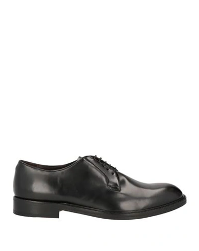 Shop Richard Owen Richard Owe'n Man Lace-up Shoes Black Size 12 Leather