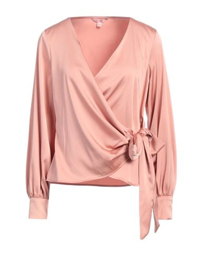 Shop Guess Woman Top Blush Size S Polyester, Elastane In Pink
