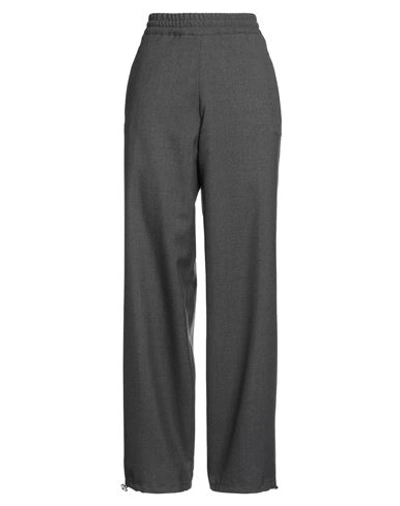 Shop Jw Anderson Woman Pants Lead Size 8 Wool In Grey