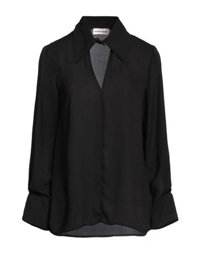 Shop Sandro Ferrone Woman Top Black Size S Polyester