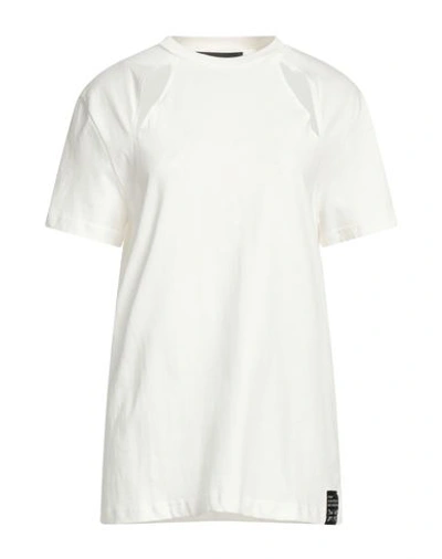Shop John Richmond Woman T-shirt White Size M Cotton