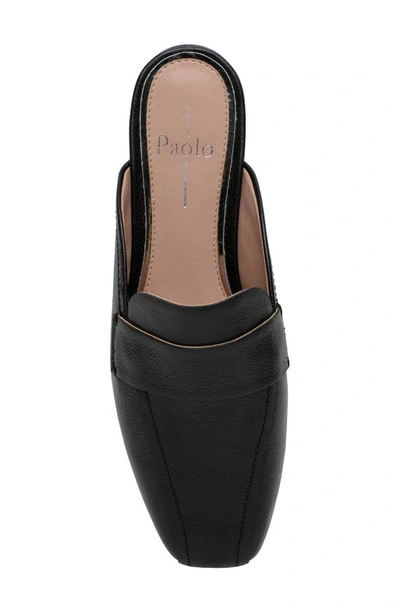 Linea Paolo Atlas Loafer Mule In Black