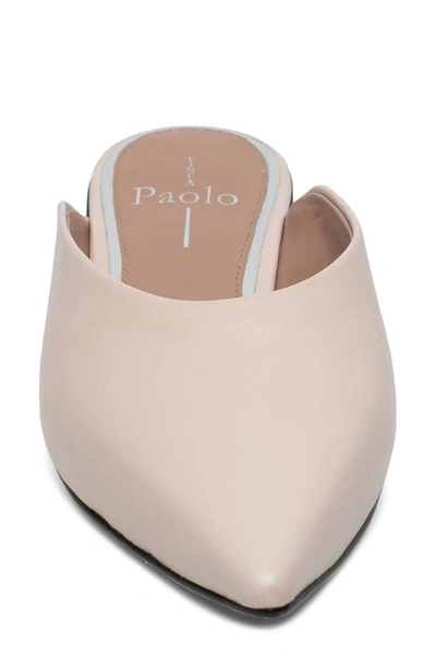 Linea Paolo Ayla Pointy Toe Mule In Pale Pink