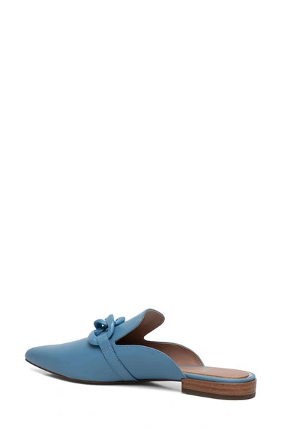Shop Linea Paolo Adora Pointed Toe Mule In Cerulean Blue