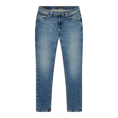 Shop Nudie Jeans Tight Terry 13.75oz In Blue