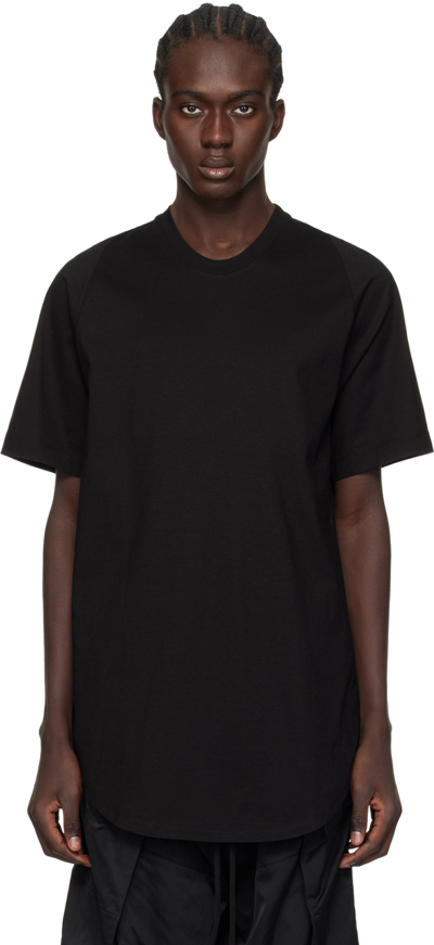 Shop Julius Black Shirttail T-shirt